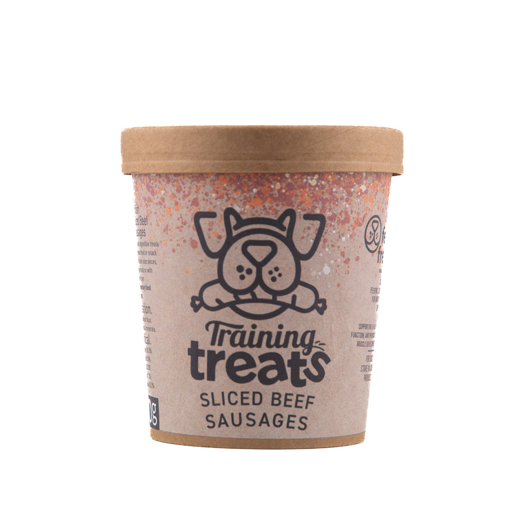 Training Dog Treats - Sliced Beef Sausages