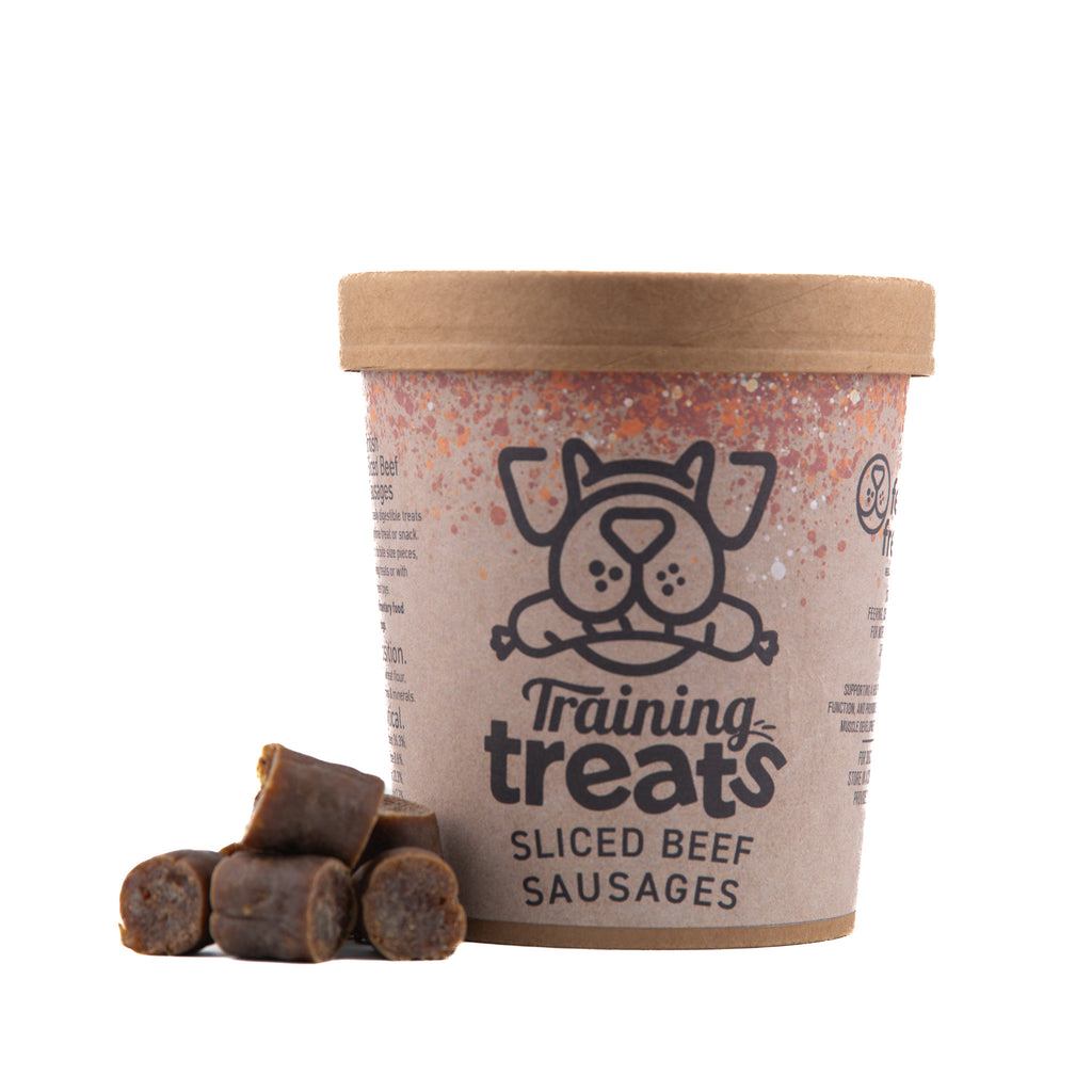 Training Dog Treats - Sliced Beef Sausages