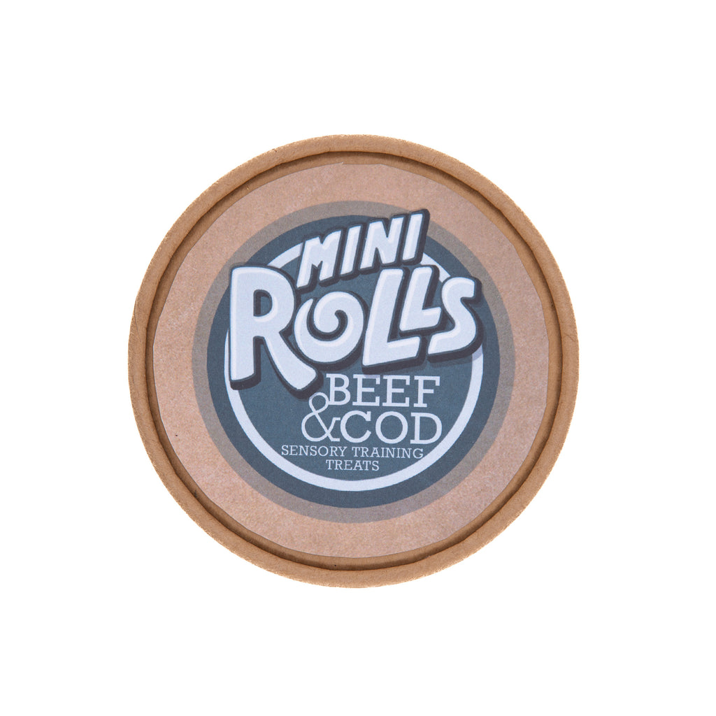 Sensory Training Treats - Mini Rolls - Beef & Cod